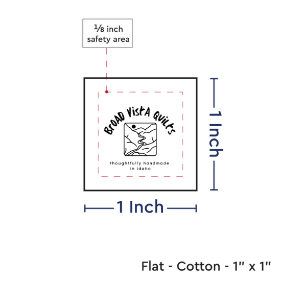 PPLR_HIDDEN_PRODUCT Print your Logo or Image on FLAT Cotton Tags