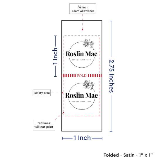 PPLR_HIDDEN_PRODUCT Print Your Logo/Image on Satin Tags (1" wide - Satin)