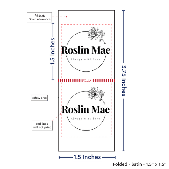 PPLR_HIDDEN_PRODUCT Print your logo/Image on Satin Tags (1.5" wide - Satin)