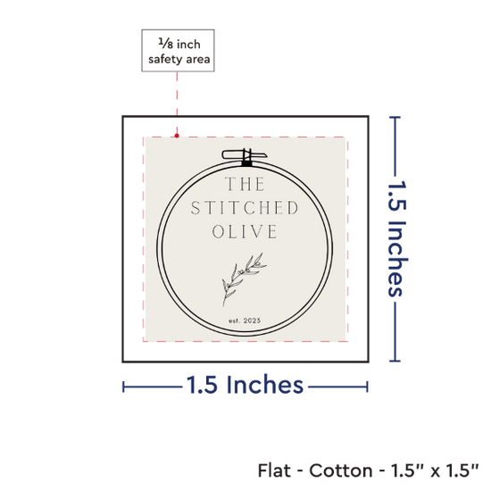 PPLR_HIDDEN_PRODUCT Print your Logo or Image on FLAT Cotton Tags