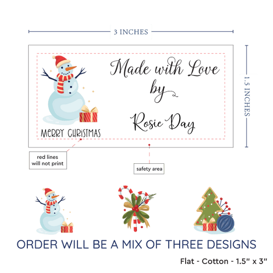 PPLR_HIDDEN_PRODUCT Christmas Sampler Large (1.5"x3"-Cotton)
