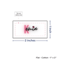 PPLR_HIDDEN_PRODUCT Print your Logo or Image on FLAT Cotton Tags