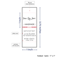 PPLR_HIDDEN_PRODUCT Square Signature (1" wide - Satin)