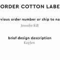 PPLR_HIDDEN_PRODUCT Reorder Previous Label Design - COTTON