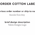 PPLR_HIDDEN_PRODUCT Reorder Previous Label Design - COTTON