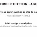 PPLR_HIDDEN_PRODUCT Reorder Previous Label Design - COTTON