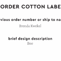 PPLR_HIDDEN_PRODUCT Reorder Previous Label Design - COTTON