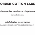 PPLR_HIDDEN_PRODUCT Reorder Previous Label Design - COTTON