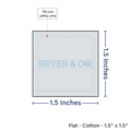 PPLR_HIDDEN_PRODUCT Print your Logo or Image on FLAT Cotton Tags