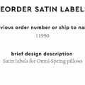 PPLR_HIDDEN_PRODUCT Reorder Previous Label Design - SATIN