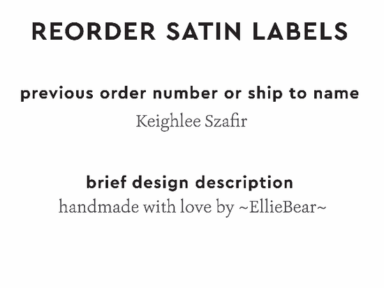 PPLR_HIDDEN_PRODUCT Reorder Previous Label Design - SATIN