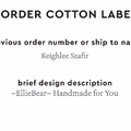 PPLR_HIDDEN_PRODUCT Reorder Previous Label Design - COTTON