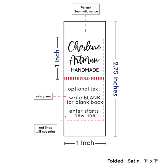 PPLR_HIDDEN_PRODUCT Square Signature (1" wide - Satin)