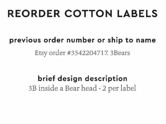 PPLR_HIDDEN_PRODUCT Reorder Previous Label Design - COTTON