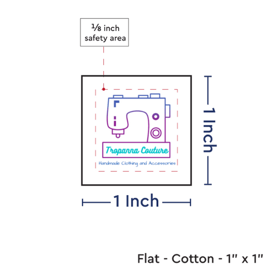 PPLR_HIDDEN_PRODUCT Print your Logo or Image on FLAT Cotton Tags
