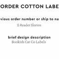 PPLR_HIDDEN_PRODUCT Reorder Previous Label Design - COTTON