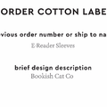 PPLR_HIDDEN_PRODUCT Reorder Previous Label Design - COTTON