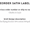 PPLR_HIDDEN_PRODUCT Reorder Previous Label Design - SATIN