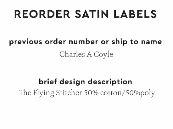 PPLR_HIDDEN_PRODUCT Reorder Previous Label Design - SATIN