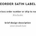 PPLR_HIDDEN_PRODUCT Reorder Previous Label Design - SATIN
