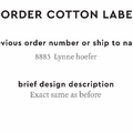 PPLR_HIDDEN_PRODUCT Reorder Previous Label Design - COTTON
