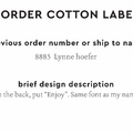 PPLR_HIDDEN_PRODUCT Reorder Previous Label Design - COTTON