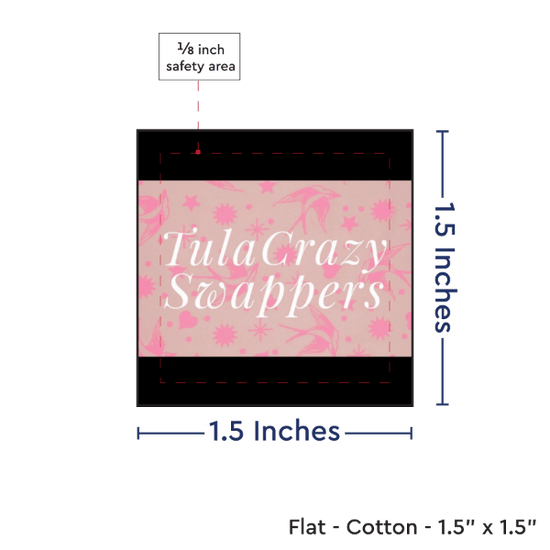 PPLR_HIDDEN_PRODUCT Print your Logo or Image on FLAT Cotton Tags