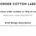 PPLR_HIDDEN_PRODUCT Reorder Previous Label Design - COTTON