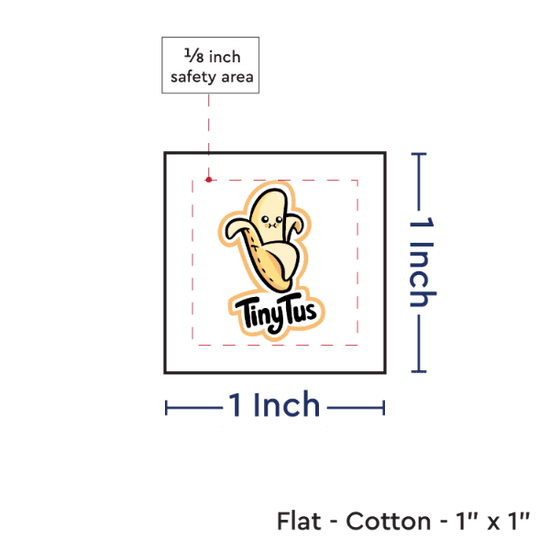 PPLR_HIDDEN_PRODUCT Print your Logo or Image on FLAT Cotton Tags