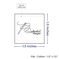 PPLR_HIDDEN_PRODUCT Print your Logo or Image on FLAT Cotton Tags