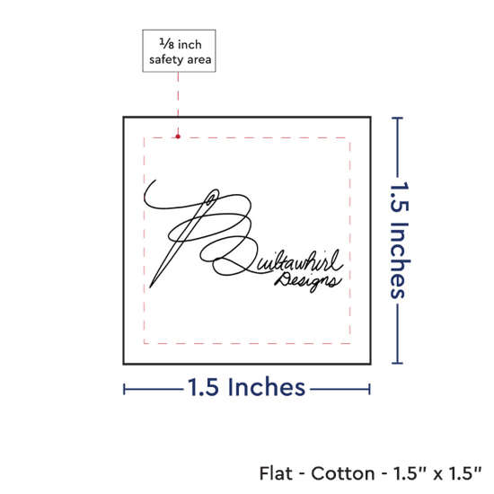 PPLR_HIDDEN_PRODUCT Print your Logo or Image on FLAT Cotton Tags