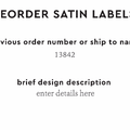 PPLR_HIDDEN_PRODUCT Reorder Previous Label Design - SATIN