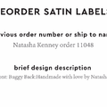 PPLR_HIDDEN_PRODUCT Reorder Previous Label Design - SATIN