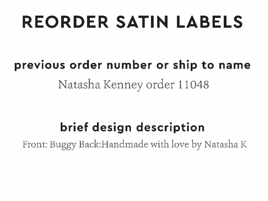 PPLR_HIDDEN_PRODUCT Reorder Previous Label Design - SATIN