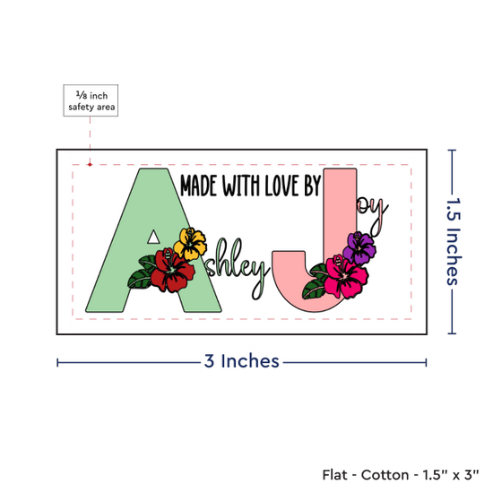 PPLR_HIDDEN_PRODUCT Print your Logo or Image on FLAT Cotton Tags