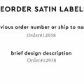 PPLR_HIDDEN_PRODUCT Reorder Previous Label Design - SATIN