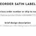 PPLR_HIDDEN_PRODUCT Reorder Previous Label Design - SATIN