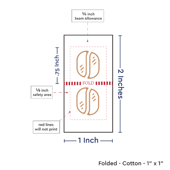 PPLR_HIDDEN_PRODUCT Print Your Logo or Image on FOLDED Cotton Tags