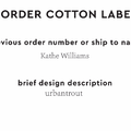PPLR_HIDDEN_PRODUCT Reorder Previous Label Design - COTTON