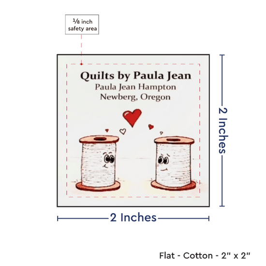 PPLR_HIDDEN_PRODUCT Print your Logo or Image on FLAT Cotton Tags