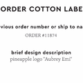 PPLR_HIDDEN_PRODUCT Reorder Previous Label Design - COTTON