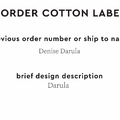 PPLR_HIDDEN_PRODUCT Reorder Previous Label Design - COTTON