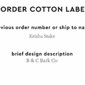 PPLR_HIDDEN_PRODUCT Reorder Previous Label Design - COTTON