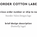 PPLR_HIDDEN_PRODUCT Reorder Previous Label Design - COTTON