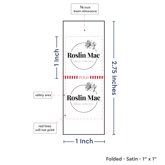 PPLR_HIDDEN_PRODUCT Print Your Logo/Image on Satin Tags (1" wide - Satin)