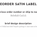 PPLR_HIDDEN_PRODUCT Reorder Previous Label Design - SATIN
