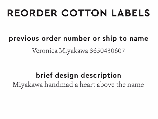 PPLR_HIDDEN_PRODUCT Reorder Previous Label Design - COTTON
