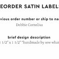PPLR_HIDDEN_PRODUCT Reorder Previous Label Design - SATIN