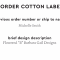 PPLR_HIDDEN_PRODUCT Reorder Previous Label Design - COTTON