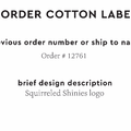 PPLR_HIDDEN_PRODUCT Reorder Previous Label Design - COTTON